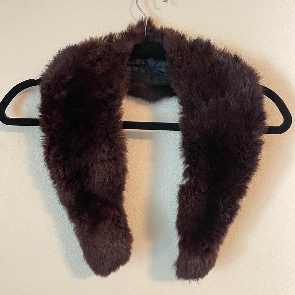 Luxurious Mink Stole - Rich Brown